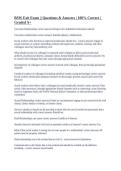 BSW Exit Exam &vert;&vert; Questions & Answers &vert; 100&percnt; Correct &vert; Graded A&plus;