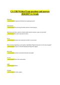 California CSR Written Exam &ndash; 2026&ndash;2027 &ndash; Complete Questions and Answers &lpar;A&plus; Grade&rpar;