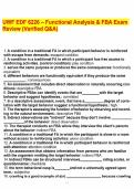 UWF EDF 6226 &ndash; Functional Analysis & FBA Exam Review &lpar;Verified Q&A&rpar;&period;pdf