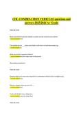 CDL Combination Vehicles &ndash; 2025&ndash;2026 &ndash; Complete Questions and Answers &lpar;A&plus; Grade&rpar;