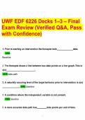 UWF EDF 6226 Decks 1&ndash;3 &ndash; Final Exam Review &lpar;Verified Q&A&comma; Pass with Confidence&rpar;&period;pdf