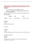 EXSC 540 Quiz 1&colon; Training Responses and Adaptations of the Endocrine System Instructions &vert; Questions and Answers &vert; 2026 &vert; Graded A&plus;&period;