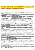 UWF EDF 6226 Set 1 &ndash; Verified Q&A Deck &lpar;Experimental Control&comma; Graphing & Target Behaviors&rpar;&period;pdf