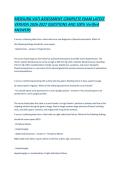 MEDSURG VATI ASSESSMENT COMPLETE EXAM LATEST VERSION 2026-2027 QUESTIONS AND 100- Verified ANSWERS&period;pdf