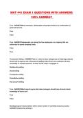 MKT 441 EXAM 1 QUESTIONS WITH ANSWERS 100&percnt; CORRECT 