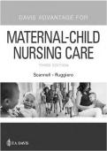 Davis Advantage for Maternal Child Nursing care 3e Scannel Ruggiero