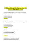 Emergency Medical Technician Exam 2 &ndash; JBL Chapters 9&ndash;13 Prep 2026&sol;2027 &lpar;A&plus; Grade Edition&rpar;