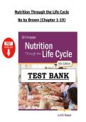 Nutrition Through the Life Cycle Test Bank 8th Edition &lpar;PDF&rpar; &ndash; Brown