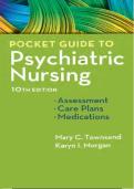 Davis Advantage for Townsend's Psychiatric Mental Health Nursing&comma; 11th Edition Eleventh Edition by Karyn I&period; Morgan