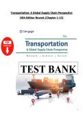 Transportation Global Supply Chain Test Bank 10th Edition &lpar;PDF&rpar; &ndash; Novack
