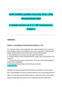ALPP Certified Lactation Counselor CLC 2026 Proctored Exam Suite &vert; 3 Complete Versions &lpar;A&comma; B&comma; C&rpar; &vert; 300 Total Questions &vert; Graded A&plus;