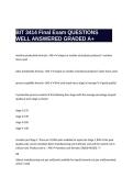 BIT 3414 Final Exam QUESTIONS WELL ANSWERED GRADED A&plus;