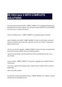 Bit 3414 quiz 3 WITH COMPLETE SOLUTIONS