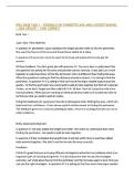 WGU D638 TASK 1 - FEEDBACK ON PERIMETER AND AREA UNDERSTANDING &vert; 2026 UPDATE &vert; 100&percnt; CORRECT