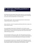 BIT 3414 Quiz 5 Reading questions n answers rated A&plus;