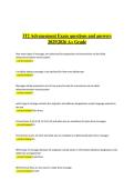 IT2 Advancement Exam &ndash; 2025&ndash;2026 &ndash; Complete Questions and Answers &lpar;A&plus; Grade&rpar;