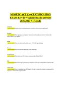 MPOETC ACT 120 Certification Exam Review &ndash; 2026&ndash;2027 &ndash; Complete Questions and Answers &lpar;A&plus; Grade&rpar;