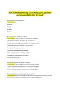 NOCTI Pre-Engineering Certification Exam Prep &ndash; Verified Questions & Answers 2025&sol;2026 &lpar;A&plus; Grade Edition&rpar;