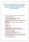 ARIZONA CR34 PAINTING & WALL COVERING ACTUAL EXAM 2026 &vert; 150 QUESTIONS AND CORRECT DETAILED ANSWERS &vert; RATED A&plus; &vert; NEW AND REVISED