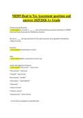 NR 509 Advanced Health Assessment &ndash; Head-to-Toe Assessment &ndash; 2025&ndash;2026 &ndash; Complete Questions and Answers &lpar;A&plus; Grade&rpar;