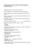 PUBH 302 GALLOWAY EXAM 1 QUESTIONS AND ANSWERS 2026
