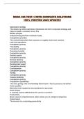 MGSC 395 TEST 1 WITH COMPLETE SOLUTIONS 100&percnt; VERIFIED 2026 UPDATE&excl;&excl;
