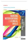 Test Bank For Nursing Interventions & Clinical Skills 7th Edition &lpar; Patricia A&period; Potter&comma; 2026&rpar; All Chapters 1-32&vert; Latest Edition