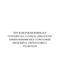 Complete Test Bank for Microbiology Fundamentals A Clinical Approach 4th Edition with Verified Chapter Questions and Answers