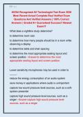 AVIXA Recognized AV Technologist Test Exam 2026  Most Recent Actual Complete Real Verified Exam  Questions And Verified Answers &vert; 100&percnt; Correct  Answers &vert; Graded A&plus; Guaranteed Success&excl;&excl; Newest  Exam&excl;&excl;&excl;