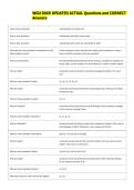 WGU D669 UPDATED ACTUAL Questions and CORRECT  Answers