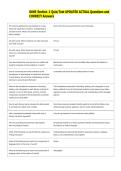D669 Section 1 Quiz&sol;Test UPDATED ACTUAL Questions and  CORRECT Answers 