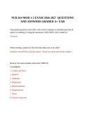NUR 614 MOD 1-3 EXAM 2026-2027  QUESTIONS AND ANSWERS GRADED A&plus; UAB 