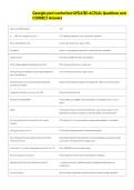 GEORGIA PEST Control  Bundled Exam Questions WITH  CORRECT Answers