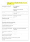 NASM   Bundled Exam Questions WITH  CORRECT Answers