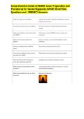 Comprehensive Guide to NBDHE Exam Preparation and  Procedures for Dental Hygienists UPDATED ACTUAL  Questions and  CORRECT Answers