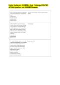 Dental Decks part 2 &lpar;NBDE&rpar; - Oral Pathology UPDATED  ACTUAL Questions and  CORRECT Answers 