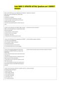 Endo NBDE II UPDATED ACTUAL Questions and  CORRECT  Answers