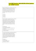 Endo NBDE Questions 1980 UPDATED ACTUAL Questions  and  CORRECT Answers