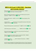 H&Rcy;&IEcy;&KHcy; 310 Exam 3 UPDATED Questions and Accurate Answers