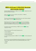 H&Rcy;&IEcy;&KHcy; 310 Exam 1 UPDATED Questions and Accurate Answers