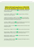 &Ncy;&Rcy;&IEcy;&KHcy; 310 Final Exam Review UPDATED ACTUAL Questions and Accurate Answers