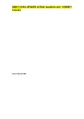 NBDE 2 Ortho UPDATED ACTUAL Questions and  CORRECT  Answers 