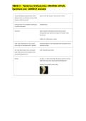 NBDE II - Pediatrics&sol;Orthodontics UPDATED ACTUAL  Questions and  CORRECT Answers