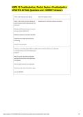 NBDE II Prosthodontics&colon; Parital Denture Prosthodontics  UPDATED ACTUAL Questions and  CORRECT Answers