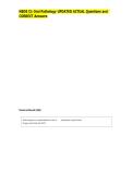 NBDE II&colon; Oral Pathology UPDATED ACTUAL Questions and   CORRECT Answers