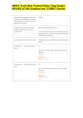 NBDE II&colon; Prosth &lpar;Rest&comma; Proximal Plates&comma; Clasp Design&rpar;  UPDATED ACTUAL Questions and  CORRECT Answers 
