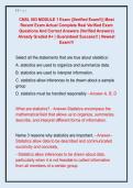 CNSL 503 MODULE 1 Exam &vert;&vert;Verified Exam&excl;&excl;&vert;&vert; Most  Recent Exam Actual Complete Real Verified Exam  Questions And Correct Answers &lpar;Verified Answers&rpar;  Already Graded A&plus; &vert; Guaranteed Success&excl;&excl; &vert; Newest  Exam&excl;&excl;&excl;