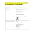 NBDE Part 1 - Dental Anatomy and Occlusion UPDATED  ACTUAL Questions and  CORRECT Answers