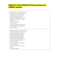 NBDE Part 2 Endo UPDATED ACTUAL Questions and   CORRECT Answers 