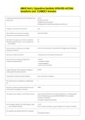 NBDE Part 2- Operative Dentistry UPDATED ACTUAL  Questions and  CORRECT Answers 